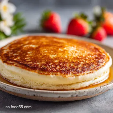 Receta Tortitas Americanas para 2 Tarjeta de receta