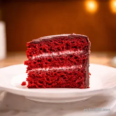 Red Velvet Cake para Dos El San Valent&iacute;n m&aacute;s dulce Tarjeta de receta