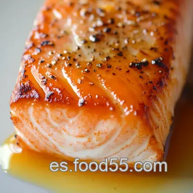 Salm&oacute;n a la Naranja Express: Mi Secreto para una Cena Deliciosa Tarjeta de receta