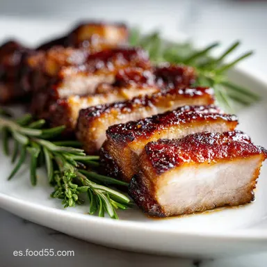 Secreto de Cerdo Ib&eacute;rico en 15 Minutos Tarjeta de receta