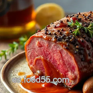 Solomillo Ib&eacute;rico al Jerez: &iexcl;Un Manjar Espa&ntilde;ol en Casa! Tarjeta de receta