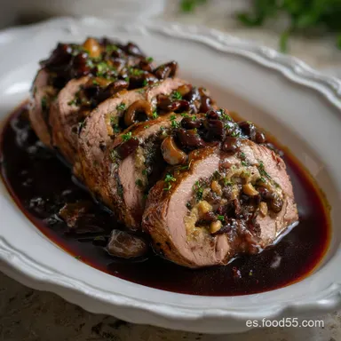 New Years Eve Recipes: Solomillo de Ternera de Lujo Tarjeta de receta