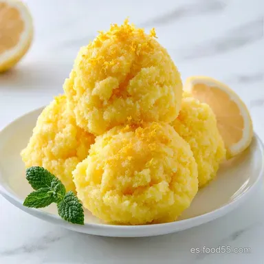 Sorbete De Limón En Thermomix Para 4 Tarjeta de receta