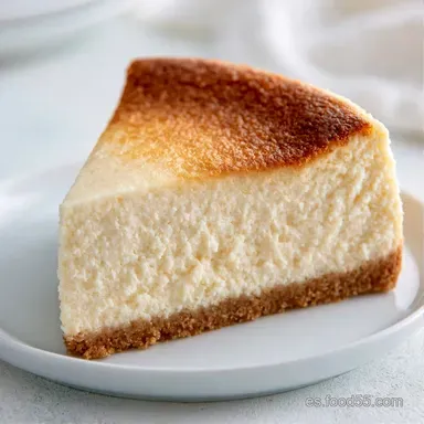 Tarta de Queso Cremosa al Horno Tarjeta de receta