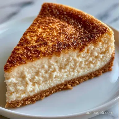 Tarta De Queso Cremosa para 8 Personas Tarjeta de receta