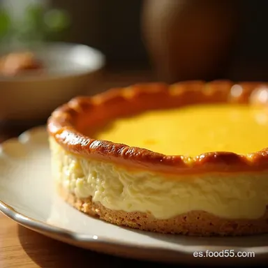 Tarta de Queso Cremosa La Receta de la Abuela Tarjeta de receta