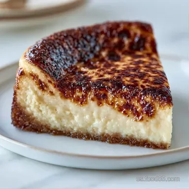 Tarta de Queso Cremosa para 10 Personas Tarjeta de receta