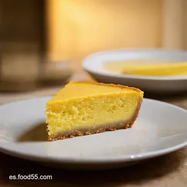 Tarta Sin Lactosa Mi Delicia de Lim&oacute;n Casera Favorita Tarjeta de receta