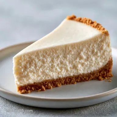Tarta Fría de Queso para 8 Porciones Tarjeta de receta