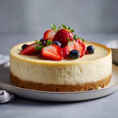 Tarta Queso Abuela Receta Deliciosa 3: Para 8 Tarjeta de receta