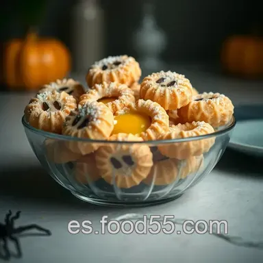 &iexcl;Galletas Ara&ntilde;a Halloween Caseras! Receta F&aacute;cil y Divertida Tarjeta de receta