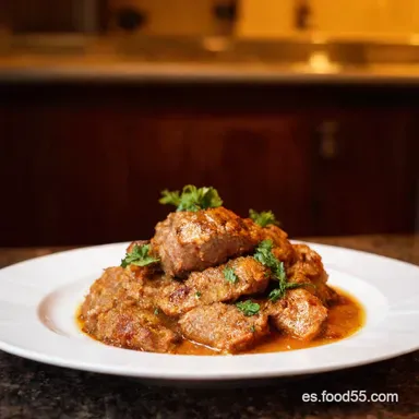 Ternera a la Jardinera El Guiso de la Abuela Tarjeta de receta
