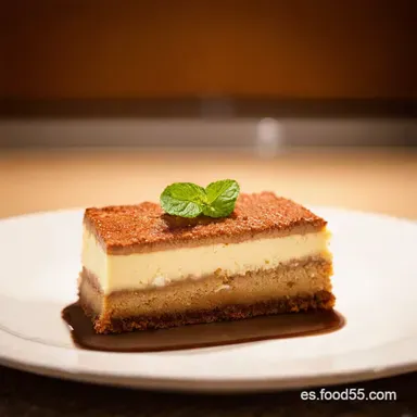 Tiramis&uacute; al Horno Italiano Mi Secreto con Toque Zoha Tarjeta de receta