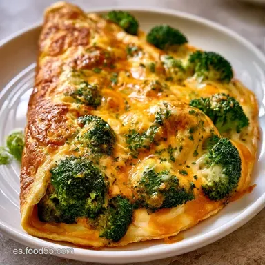 Tortilla De Brócoli Para 4 Personas Tarjeta de receta