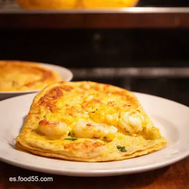 Tortilla de Camarones La Receta Crujiente de C&aacute;diz Tarjeta de receta