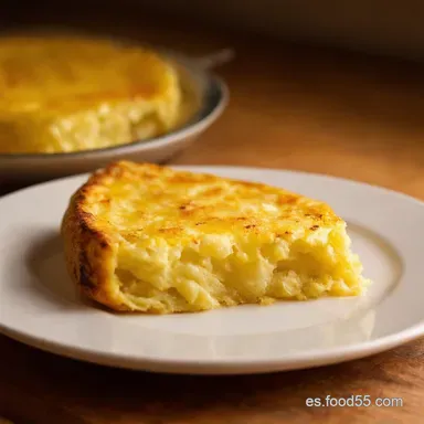 Tortilla de Patatas en el Microondas Lista en 15 Minutos Tarjeta de receta