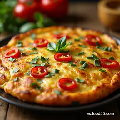 Tortilla Express Recetas R&aacute;pidas para Desayuno y Almuerzo Tarjeta de receta