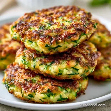 Tortitas de Calabacín Crujientes Tarjeta de receta