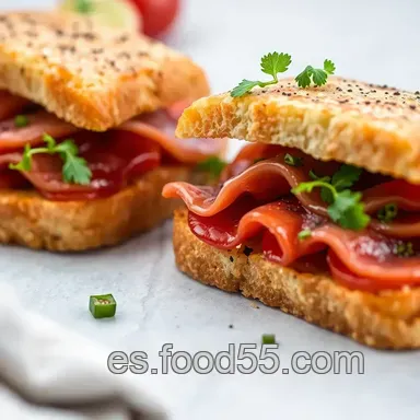 Tostas con Sardina Ahumada: &iexcl;Un Bocado Andaluz! Tarjeta de receta