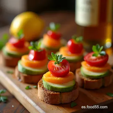 Pintxo Donostiarra y Tapas Tostas Mi Tr&iacute;o de Aperitivos Cl&aacute;sicos y F&aacute;ciles Tarjeta de receta