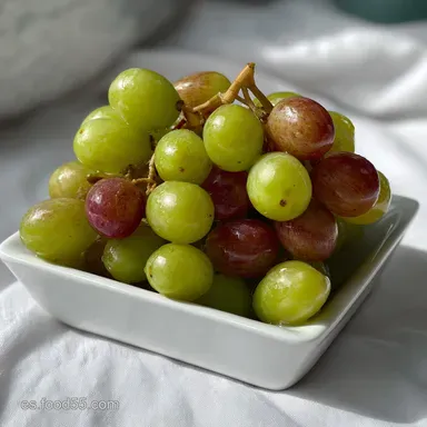 Uvas Ao Nuevo New Year Grapes Crujientes Tarjeta de receta