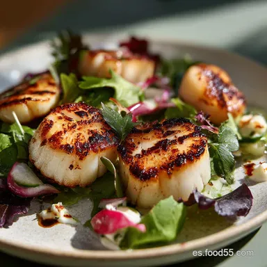 Zamburi&ntilde;as a la Plancha con Lim&oacute;n para 4 Raciones Tarjeta de receta