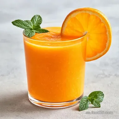 Zumo de Naranja para 4 Personas Tarjeta de receta