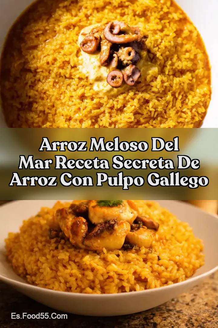 Arroz Meloso Del Mar Receta Secreta de Arroz Con Pulpo Gallego