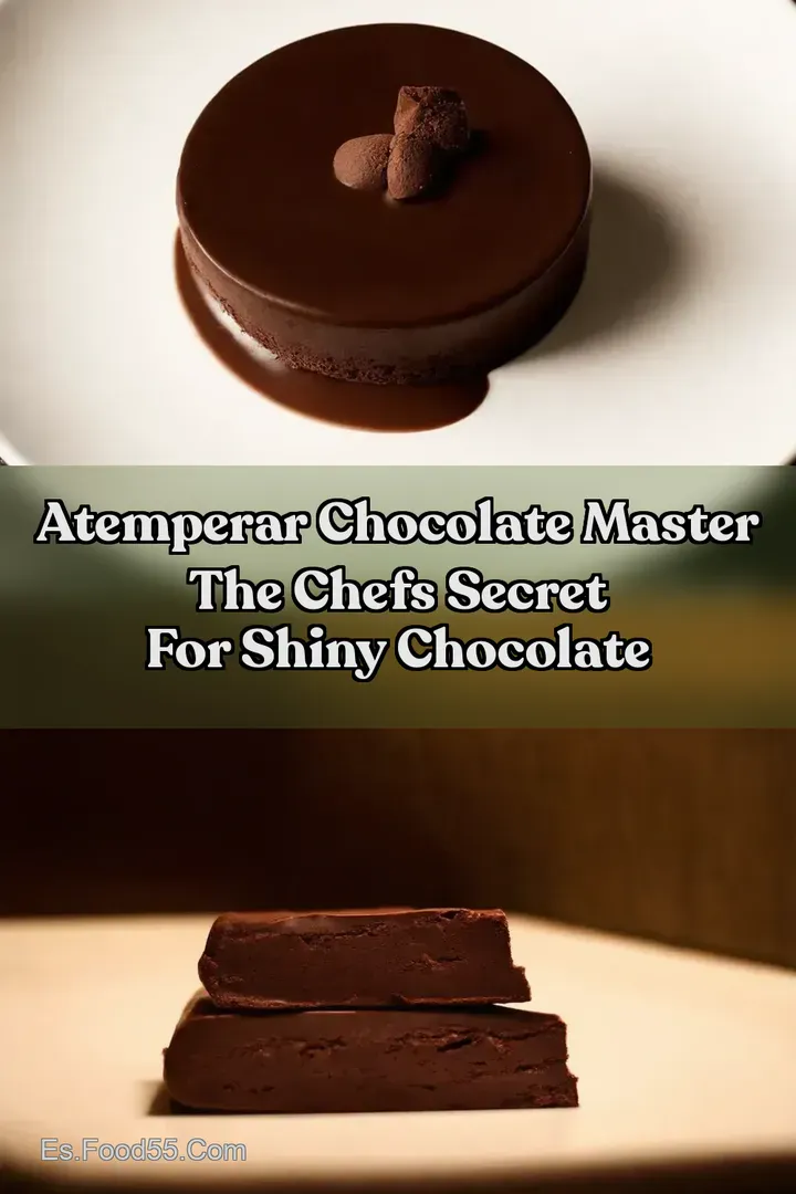Atemperar Chocolate Master The Chefs Secret for Shiny Chocolate