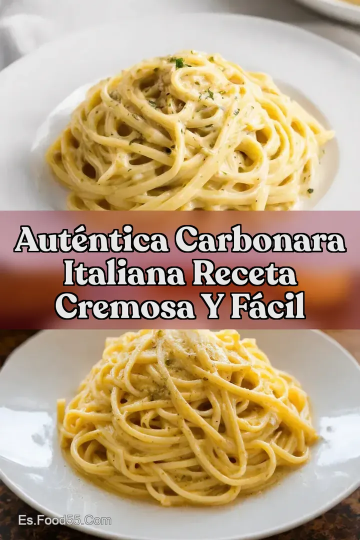 Aut&eacute;ntica Carbonara Italiana Receta Cremosa y F&aacute;cil