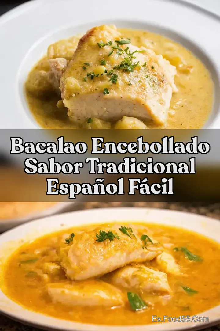 Bacalao Encebollado Sabor Tradicional Espa&ntilde;ol F&aacute;cil