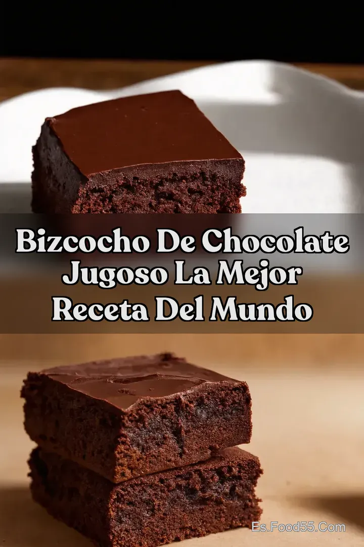 Bizcocho de Chocolate Jugoso La Mejor Receta Del Mundo