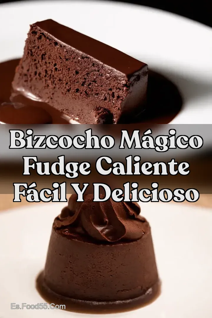Bizcocho M&aacute;gico Fudge Caliente F&aacute;cil y Delicioso