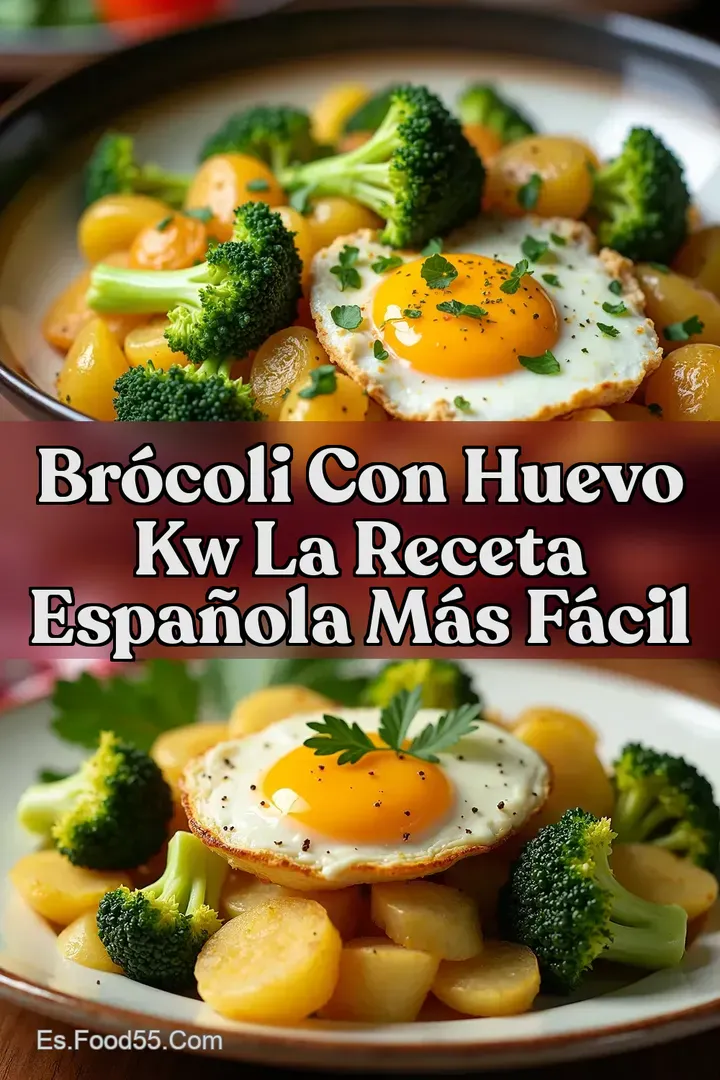 Br&oacute;coli con Huevo kw La Receta Espa&ntilde;ola M&aacute;s F&aacute;cil