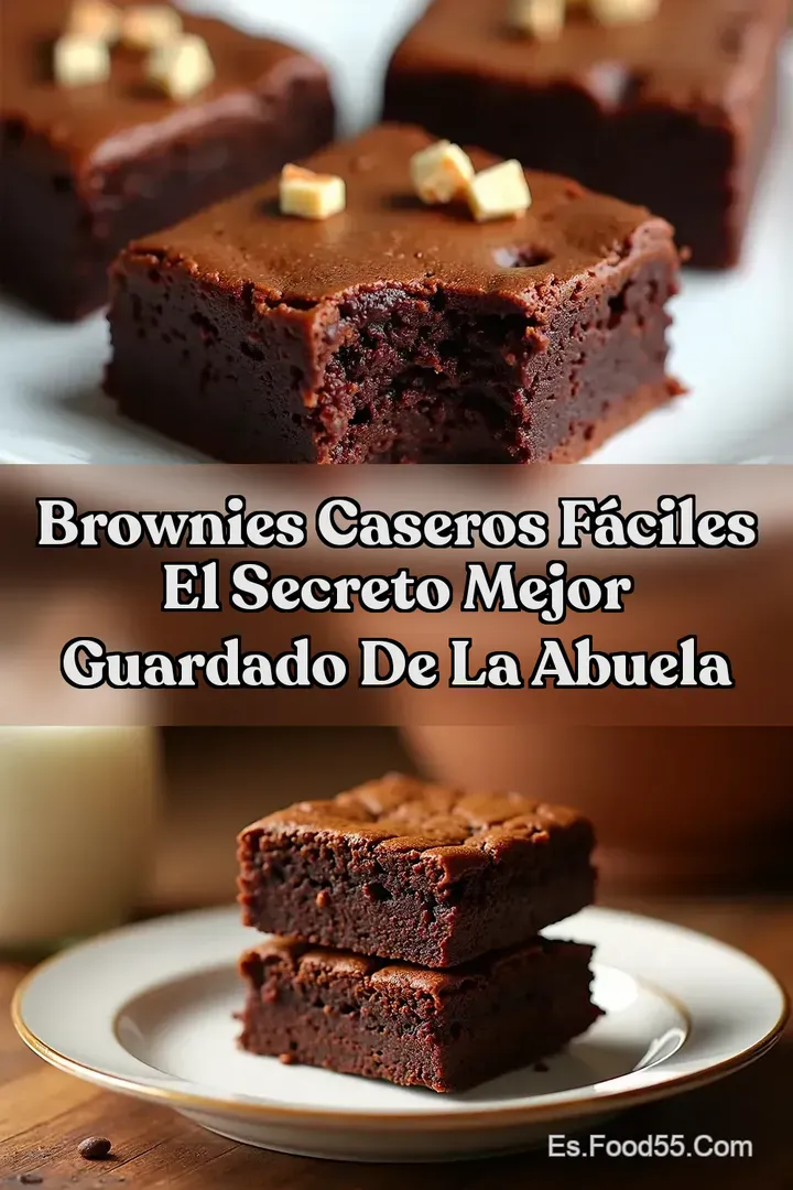 Brownies Caseros F&aacute;ciles El Secreto Mejor Guardado de la Abuela
