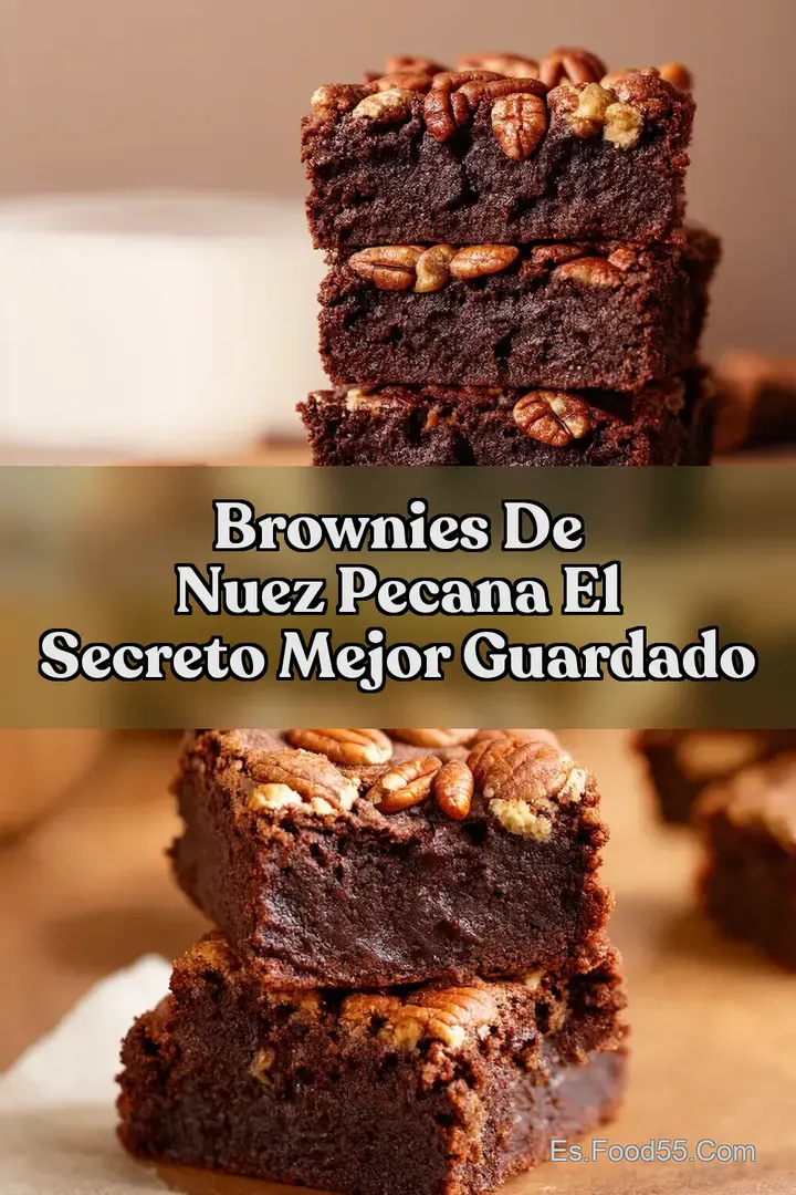 Brownies de Nuez Pecana El Secreto Mejor Guardado