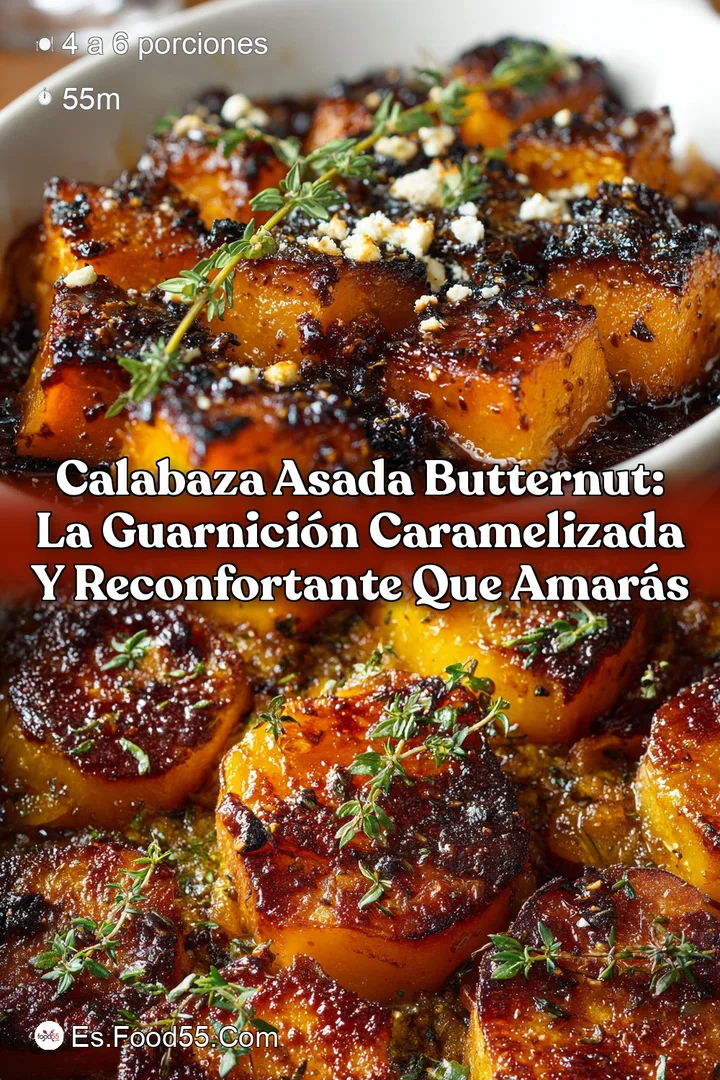 Calabaza Asada Butternut: La Guarnici&oacute;n Caramelizada y Reconfortante que Amar&aacute;s