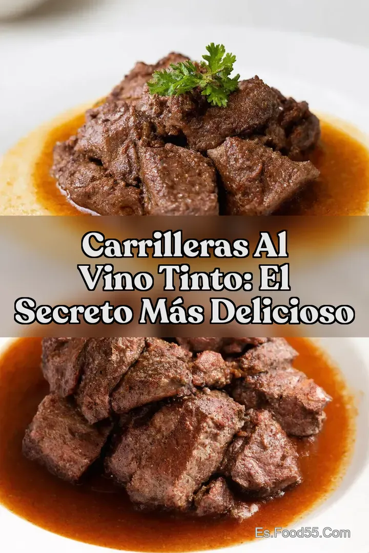 Carrilleras al Vino Tinto: El Secreto M&aacute;s Delicioso