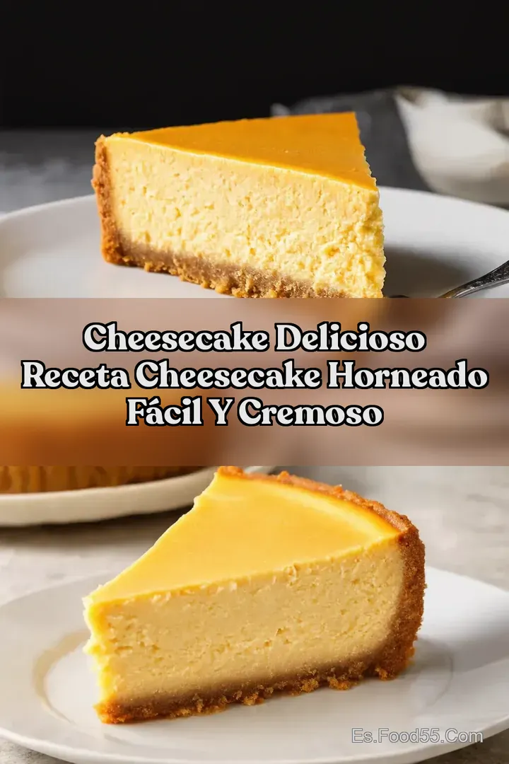 Cheesecake Delicioso Receta Cheesecake Horneado F&aacute;cil Y Cremoso