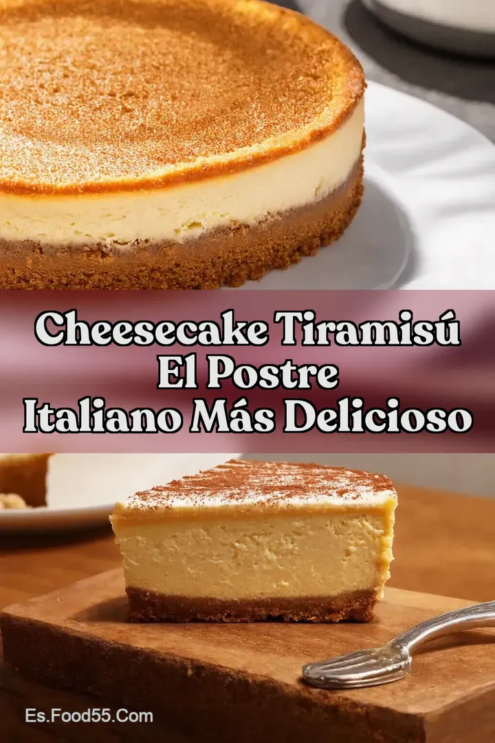 Cheesecake Tiramis&uacute; El Postre Italiano M&aacute;s Delicioso