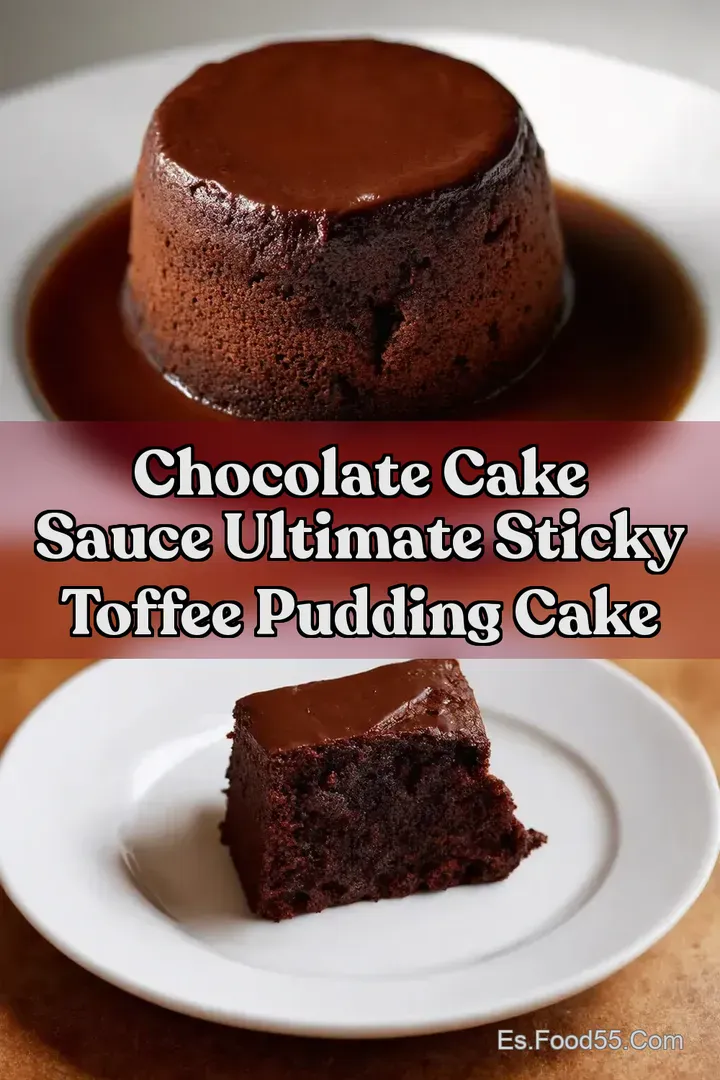Chocolate Cake Sauce Ultimate Sticky Toffee Pudding Cake