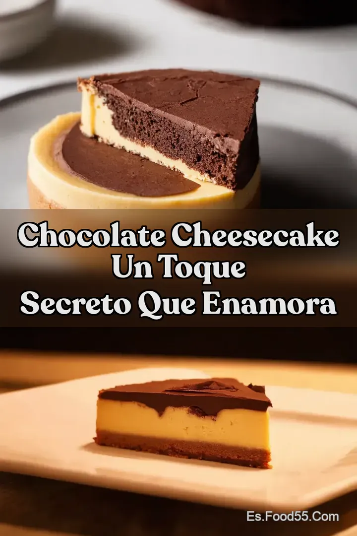 Chocolate Cheesecake Un Toque Secreto Que Enamora