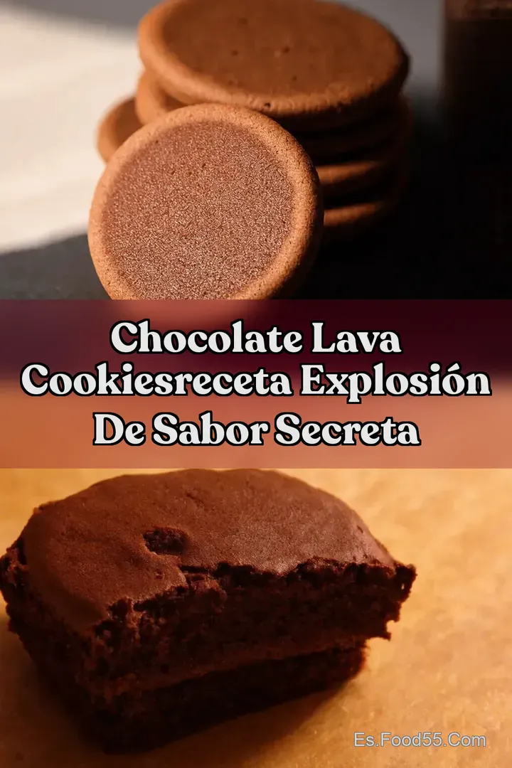 Chocolate Lava CookiesReceta Explosi&oacute;n de Sabor Secreta