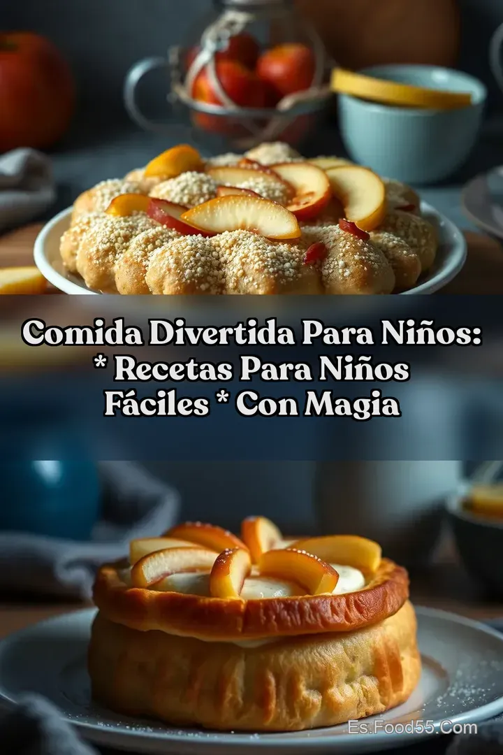 Comida divertida para ni&ntilde;os: Recetas para ni&ntilde;os f&aacute;ciles con magia