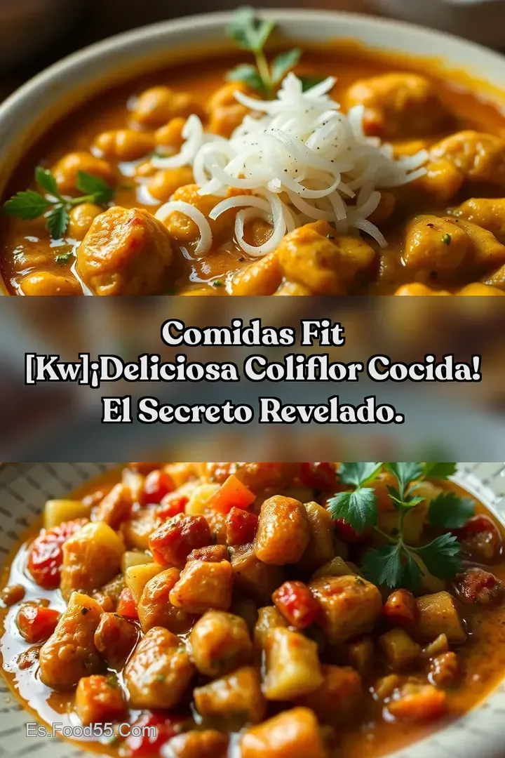 Comidas Fit [kw]&iexcl;Deliciosa coliflor cocida! El secreto revelado.