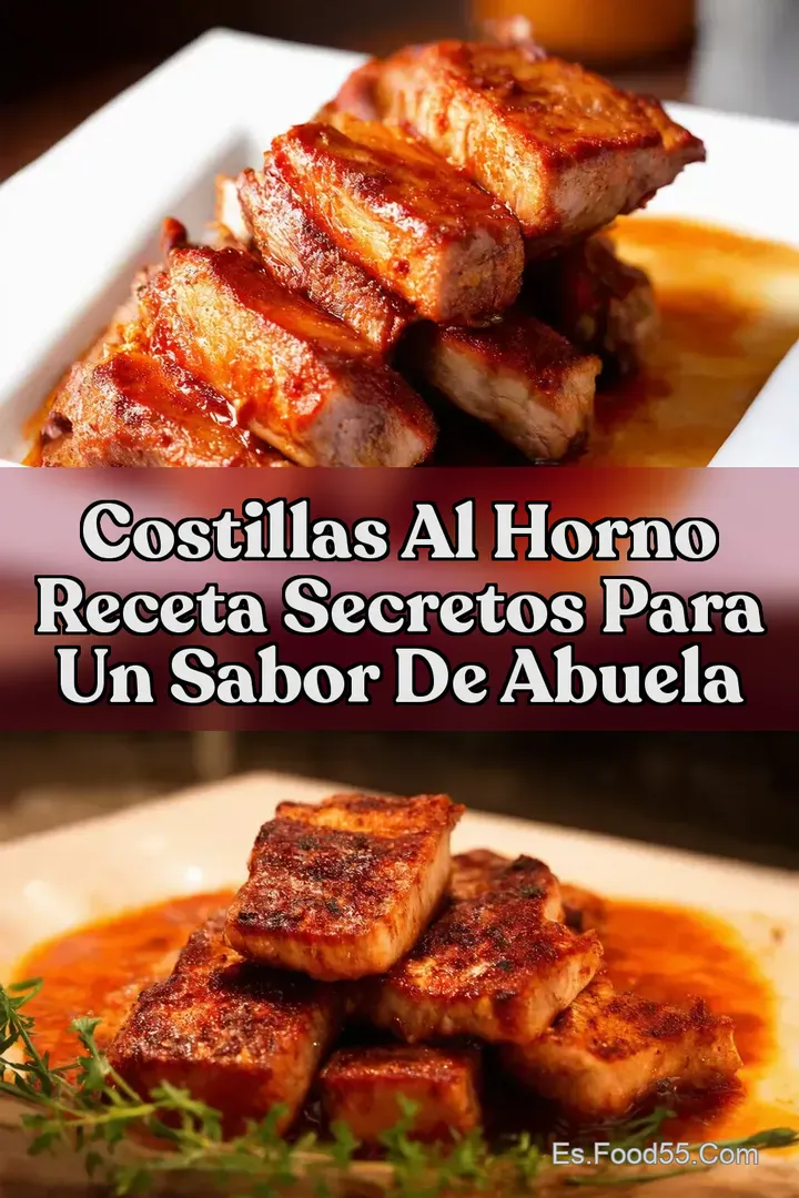 Costillas al Horno Receta Secretos para Un Sabor De Abuela