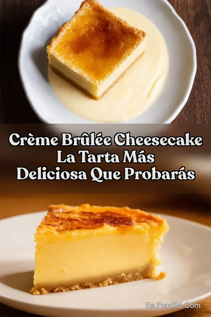 Cr&egrave;me Br&ucirc;l&eacute;e Cheesecake La Tarta M&aacute;s Deliciosa Que Probar&aacute;s