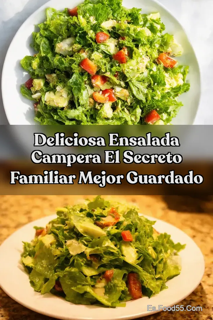 Deliciosa Ensalada Campera El Secreto Familiar Mejor Guardado