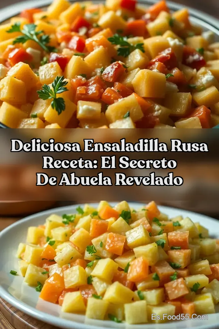 Deliciosa Ensaladilla Rusa Receta: El Secreto de Abuela Revelado