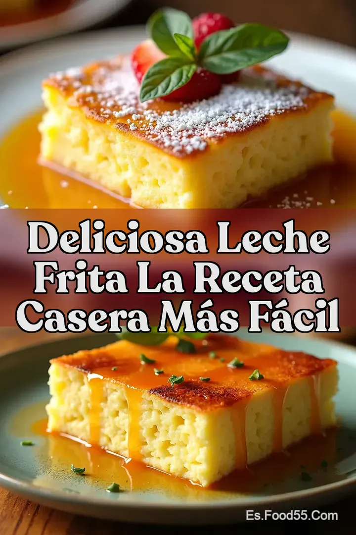 Deliciosa Leche Frita La Receta Casera M&aacute;s F&aacute;cil